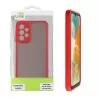 LIME HARDSHELL FUSION ΘΗΚΗ SAMSUNG A23 4G A235/A23 5G A236 6.6in  FULL CAMERA PROTECTION RED WITH BLACK KEYS