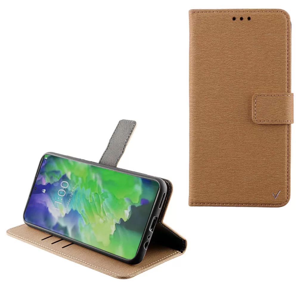 VOLTE-TEL ALLURE ΘΗΚΗ SAMSUNG S23 5G S911 6.1in  MAGNET BOOK STAND CLIP GOLD