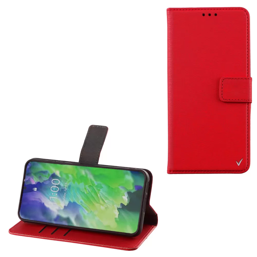 VOLTE-TEL ALLURE ΘΗΚΗ SAMSUNG S23 5G S911 6.1in  MAGNET BOOK STAND CLIP RED