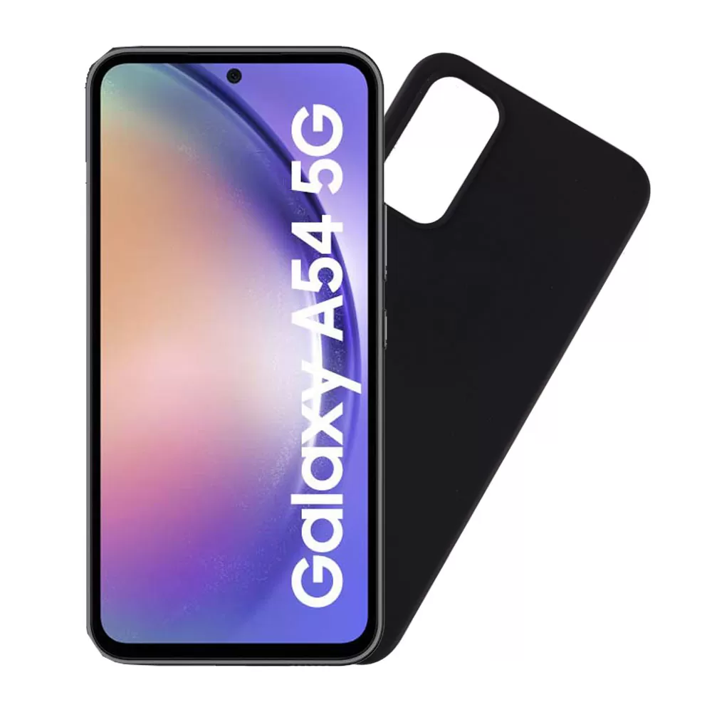 VOLTE-TEL SILICON TPU ΘΗΚΗ SAMSUNG A54 5G A546 6.4in  CAMERA GUARD BLACK