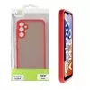 LIME HARDSHELL FUSION ΘΗΚΗ SAMSUNG A14 4G A145/A14 5G A146 6.6in FULL CAMERA PROTECTION RED WITH BLACK KEYS