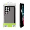 LIME HARDSHELL FUSION ΘΗΚΗ SAMSUNG S23 ULTRA 5G S918 6.8in  FULL CAMERA PROTECTION BLACK WITH RED KEYS