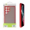 LIME HARDSHELL FUSION ΘΗΚΗ SAMSUNG S23 ULTRA 5G S918 6.8in  FULL CAMERA PROTECTION RED WITH BLACK KEYS