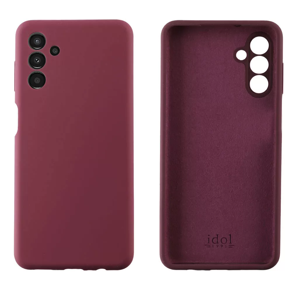 IDOL 1991 VELVET ELITE TPU ΘΗΚΗ SAMSUNG A14 4G A145/A14 5G A146 6.6in  4 SIDE FULL CAMERA PROTECTION BURGUNDY