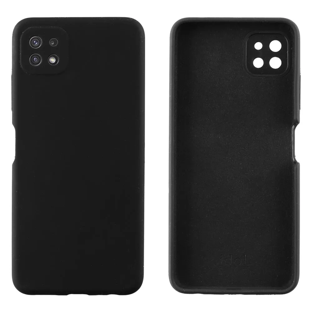 IDOL 1991 VELVET ELITE TPU ΘΗΚΗ SAMSUNG A22 5G A226 6.6in  4 SIDE FULL CAMERA PROTECTION BLACK
