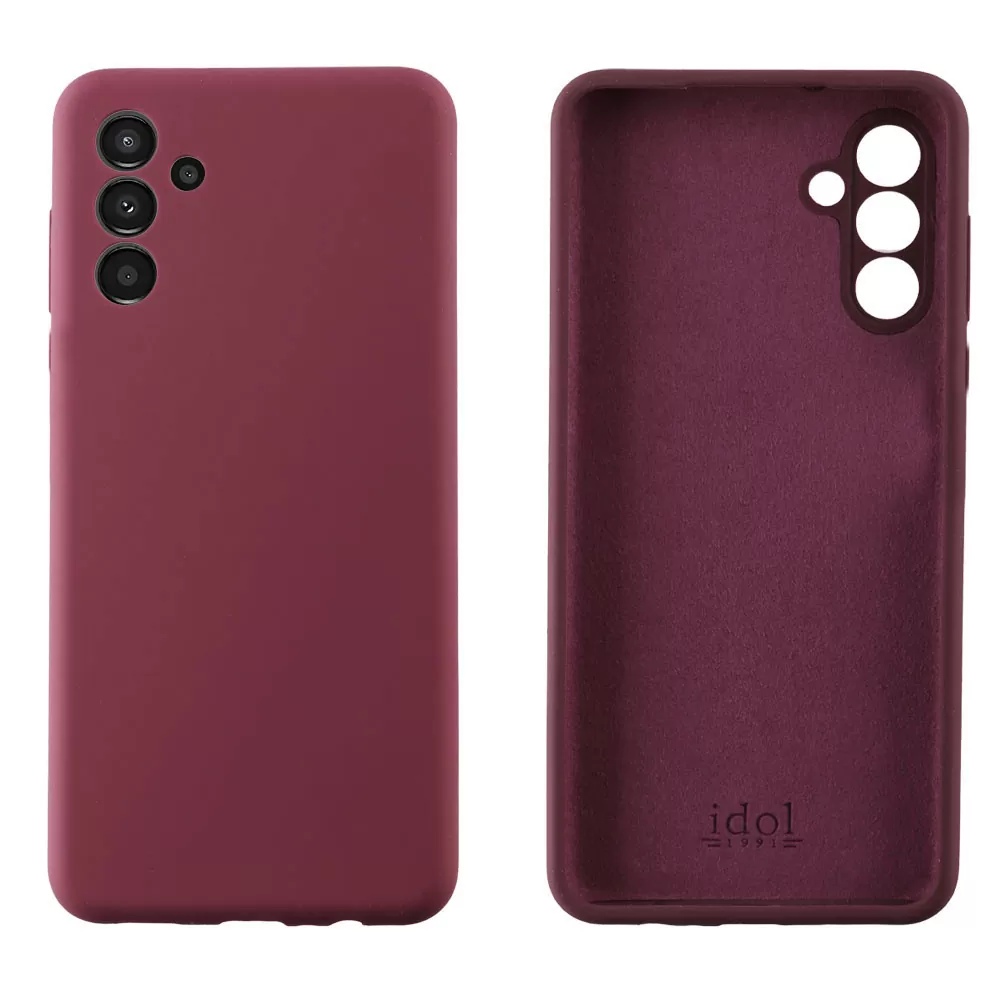 IDOL 1991 VELVET ELITE TPU ΘΗΚΗ SAMSUNG A34 5G A346 6.6in  4 SIDE FULL CAMERA PROTECTION BURGUNDY