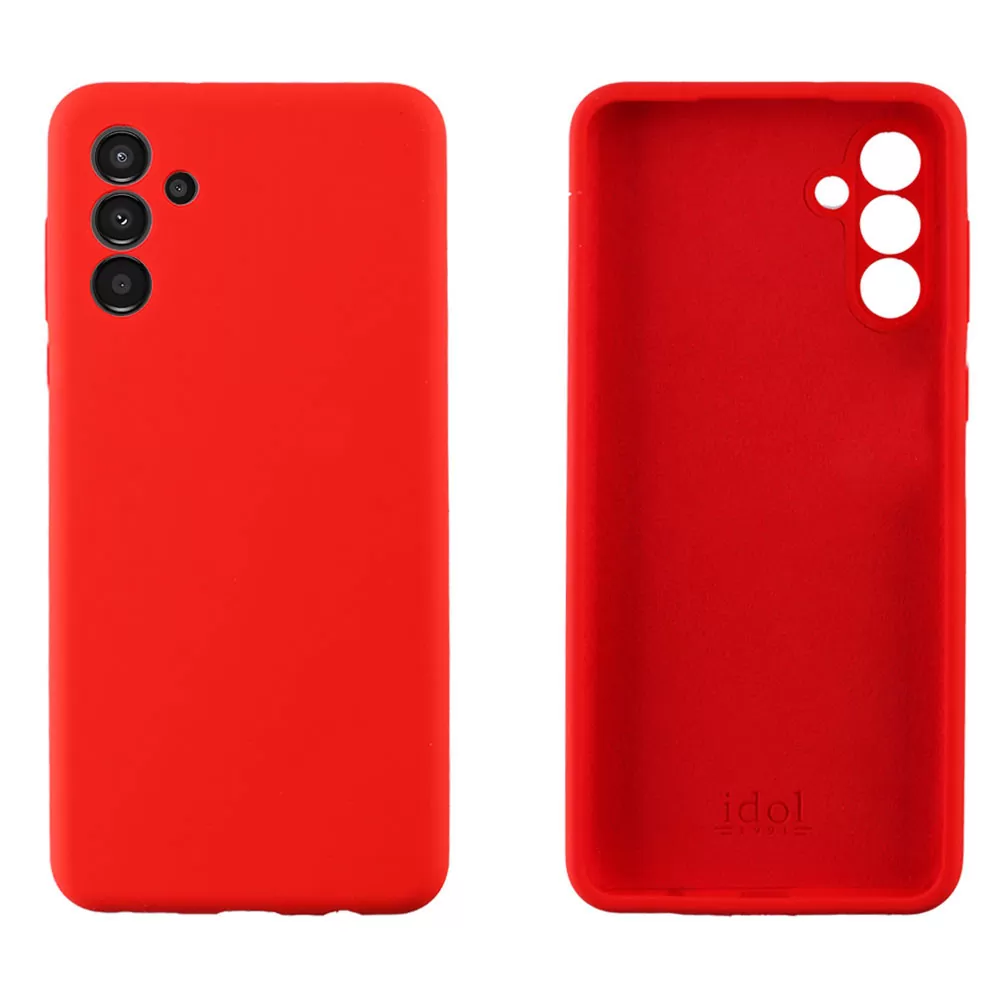 IDOL 1991 VELVET ELITE TPU ΘΗΚΗ SAMSUNG A34 5G A346 6.6in  4 SIDE FULL CAMERA PROTECTION RED