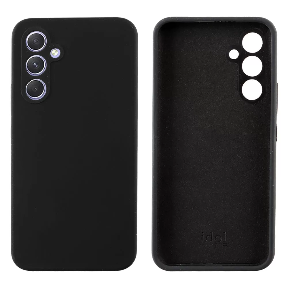 IDOL 1991 VELVET ELITE TPU ΘΗΚΗ SAMSUNG A54 5G A546 6.4in  4 SIDE FULL CAMERA PROTECTION BLACK