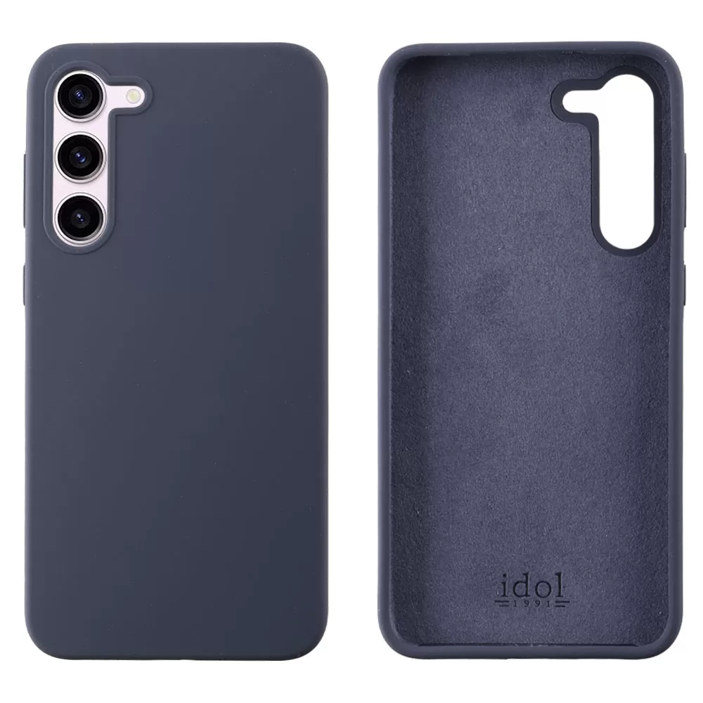 IDOL 1991 VELVET ELITE TPU ΘΗΚΗ SAMSUNG S23 5G S911 6.1in  4 SIDE CAMERA GUARD BLUE