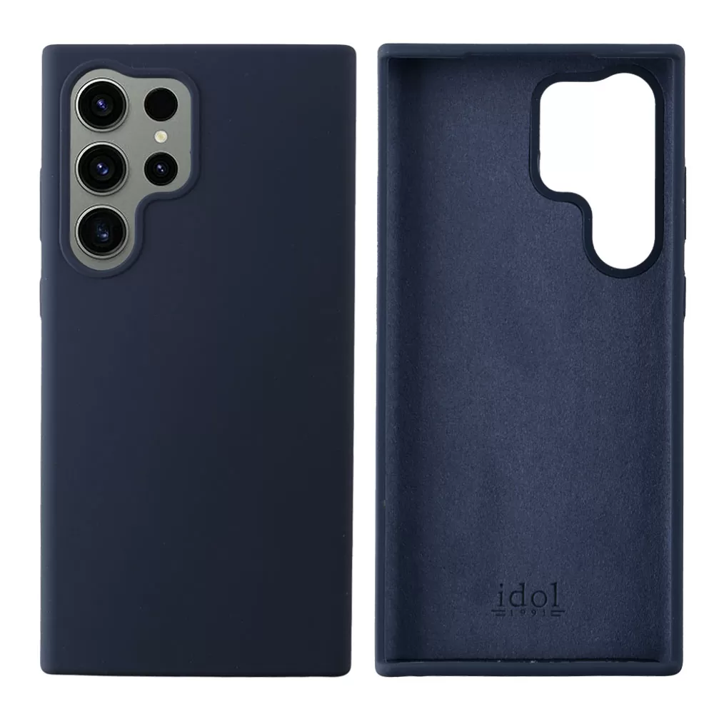 IDOL 1991 VELVET ELITE TPU ΘΗΚΗ SAMSUNG S23 ULTRA 5G S918 6.8in  4 SIDE CAMERA GUARD BLUE