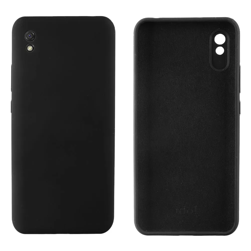IDOL 1991 VELVET ELITE TPU ΘΗΚΗ XIAOMI REDMI 9A/REDMI 9AT 6.53in  4 SIDE FULL CAMERA PROTECTION BLACK