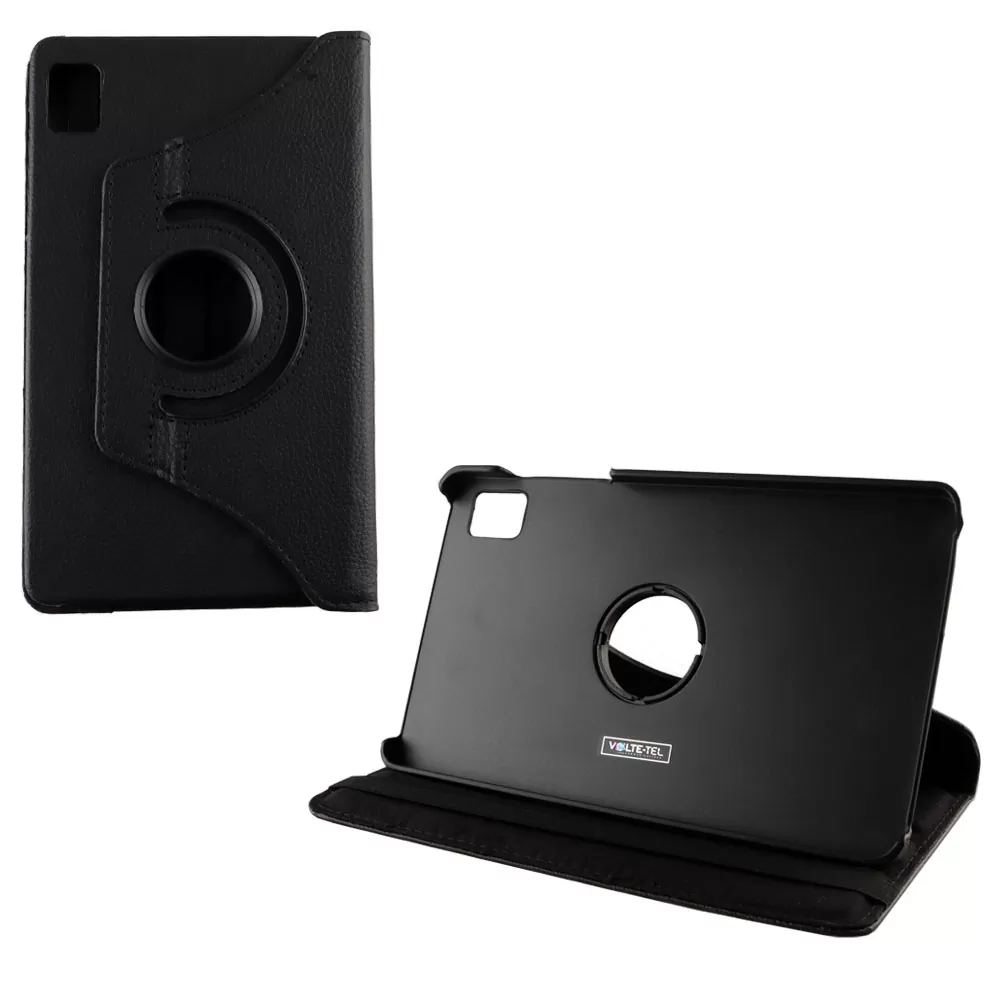 VOLTE-TEL LEATHER BOOK ROTATING STAND ΘΗΚΗ REALME PAD MINI 8.7in BLACK