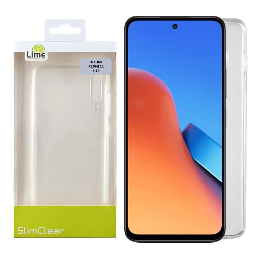 LIME SLIMCLEAR TPU ΘΗΚΗ XIAOMI REDMI 12 4G/5G 6.79in CAMERA GUARD ΔΙΑΦΑΝΗ