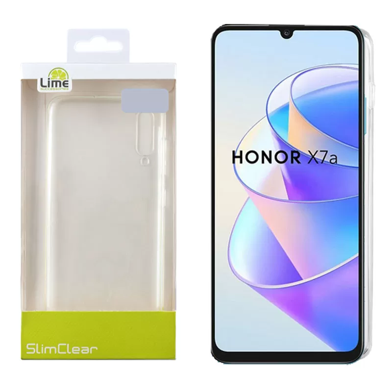 LIME SLIMCLEAR TPU ΘΗΚΗ HONOR X7A 6.75in CAMERA GUARD ΔΙΑΦΑΝΗ