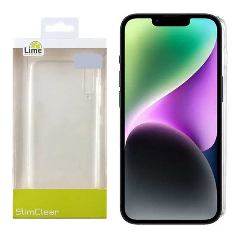 LIME SLIMCLEAR TPU ΘΗΚΗ IPHONE 14 6.1in CAMERA GUARD ΔΙΑΦΑΝΗ