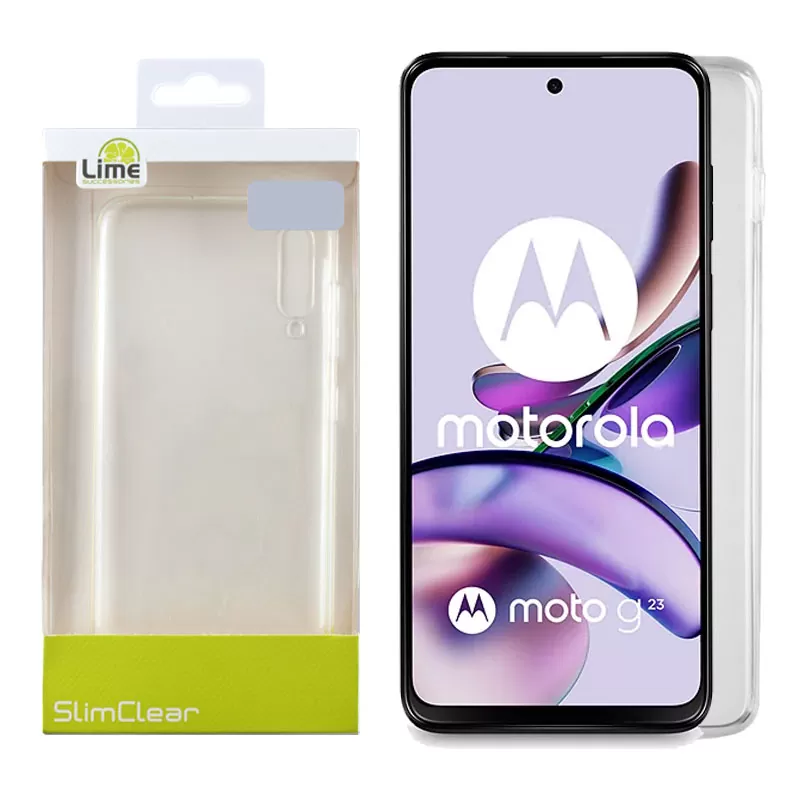 LIME SLIMCLEAR TPU ΘΗΚΗ MOTOROLA G13/G23 6.5in CAMERA GUARD ΔΙΑΦΑΝΗ