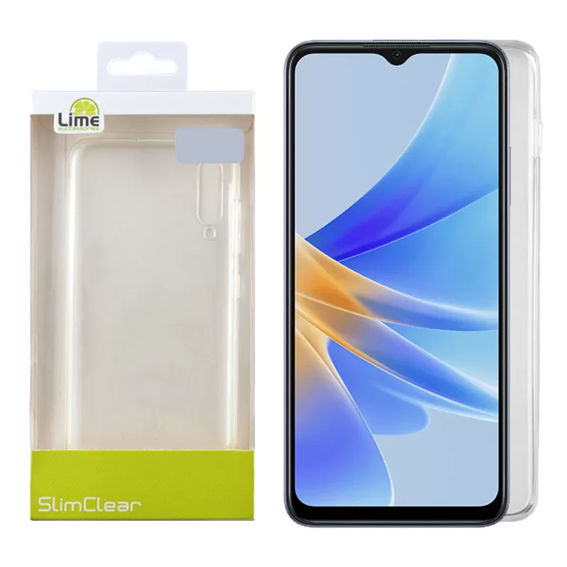 LIME SLIMCLEAR TPU ΘΗΚΗ OPPO A17 6.56in CAMERA GUARD ΔΙΑΦΑΝΗ