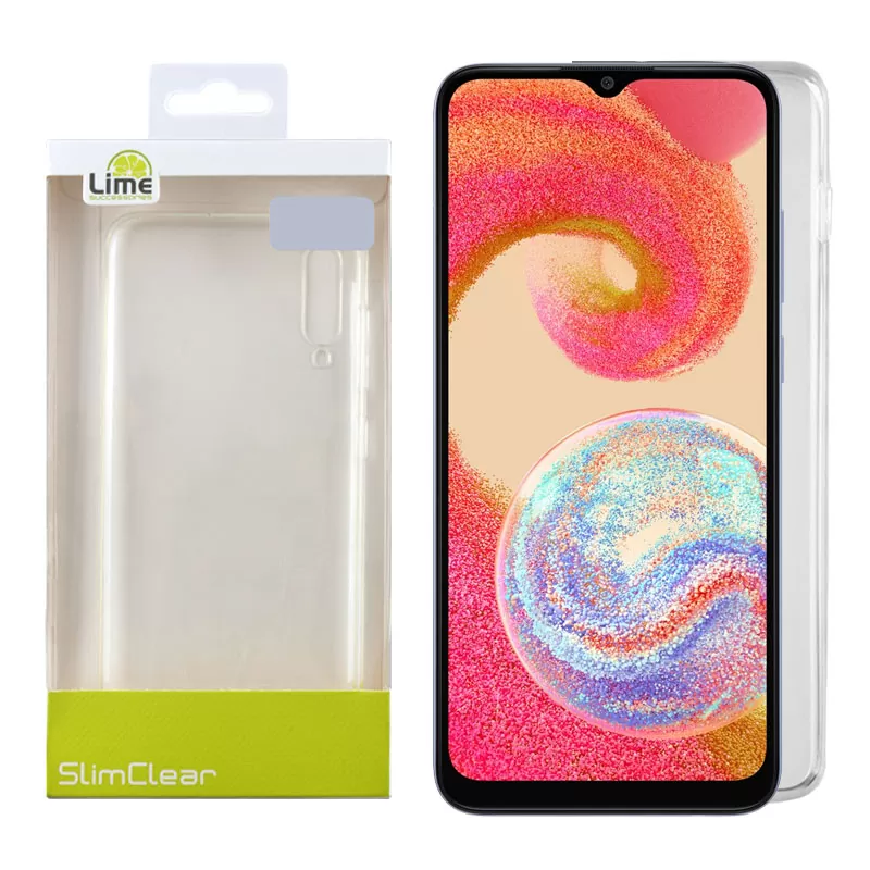 LIME SLIMCLEAR TPU ΘΗΚΗ SAMSUNG A04e 6.5in CAMERA GUARD ΔΙΑΦΑΝΗ