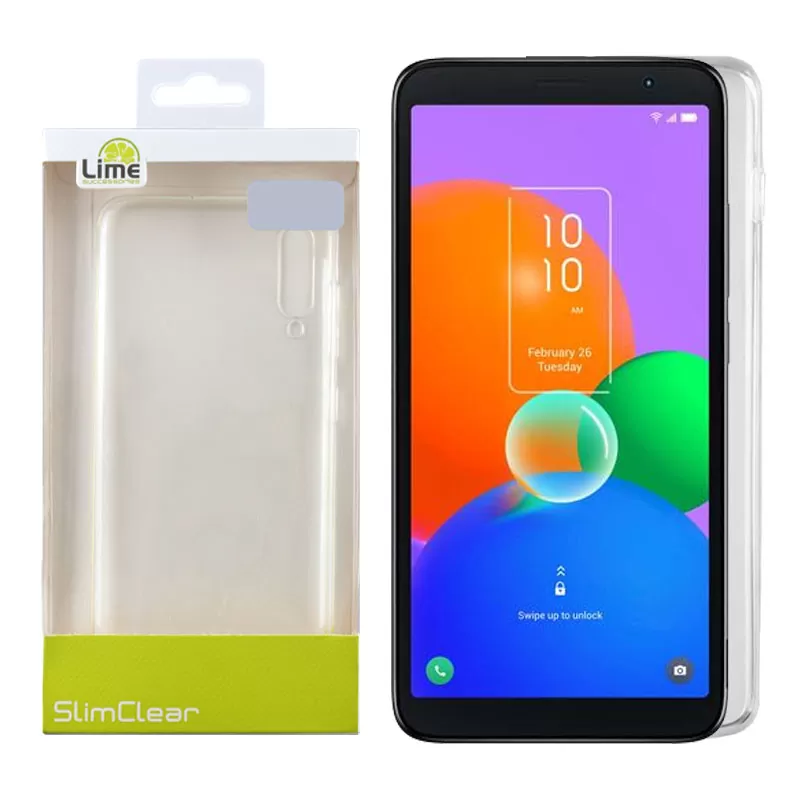 LIME SLIMCLEAR TPU ΘΗΚΗ TCL 403 T431 6.0in CAMERA GUARD ΔΙΑΦΑΝΗ