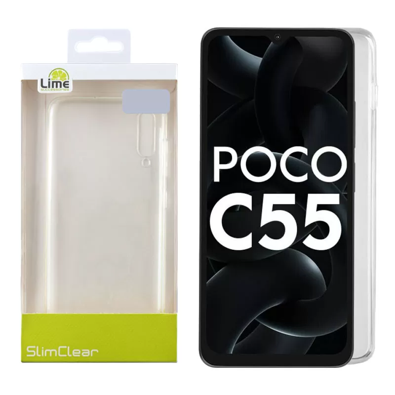 LIME SLIMCLEAR TPU ΘΗΚΗ XIAOMI POCO C55 6.71in CAMERA GUARD ΔΙΑΦΑΝΗ