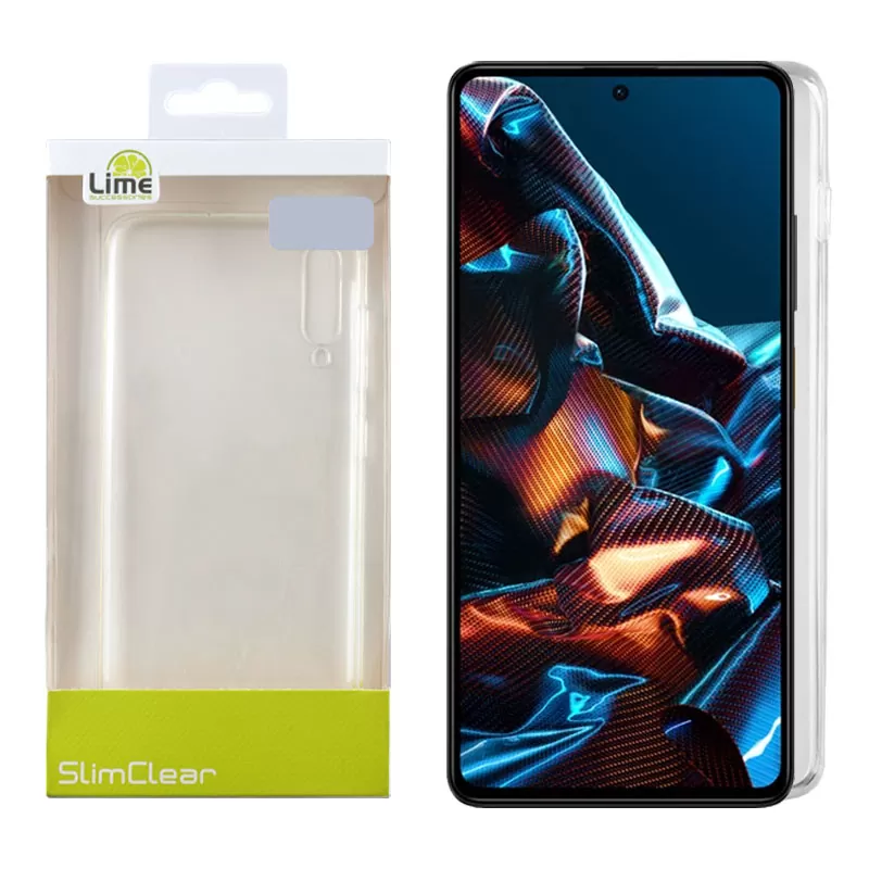LIME SLIMCLEAR TPU ΘΗΚΗ XIAOMI POCO X5 PRO 5G 6.67in CAMERA GUARD ΔΙΑΦΑΝΗ