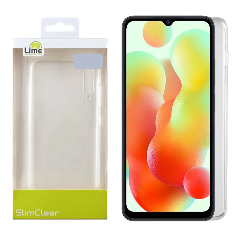 LIME SLIMCLEAR TPU ΘΗΚΗ XIAOMI REDMI 12C 6.71in CAMERA GUARD ΔΙΑΦΑΝΗ