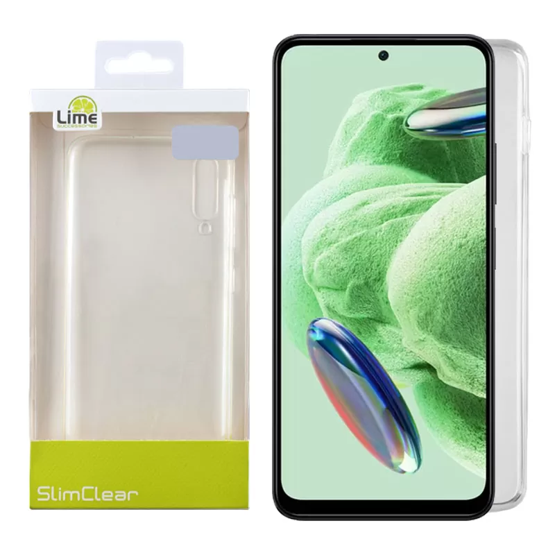 LIME SLIMCLEAR TPU ΘΗΚΗ XIAOMI REDMI NOTE 12 5G 6.67in CAMERA GUARD ΔΙΑΦΑΝΗ