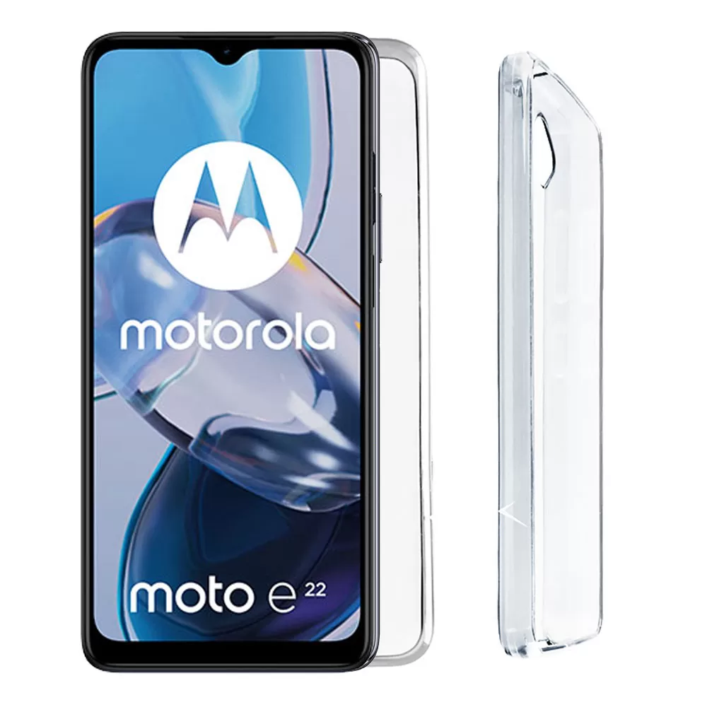 VOLTE-TEL SLIMCOLOR AIR TPU ΘΗΚΗ MOTOROLA MOTO E22 6.5in CAMERA GUARD ΔΙΑΦΑΝΗ
