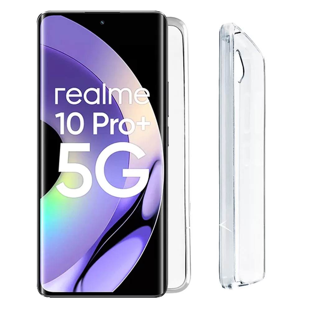 VOLTE-TEL SLIMCOLOR AIR TPU ΘΗΚΗ REALME 10 PRO+ 5G 6.7in CAMERA GUARD ΔΙΑΦΑΝΗ