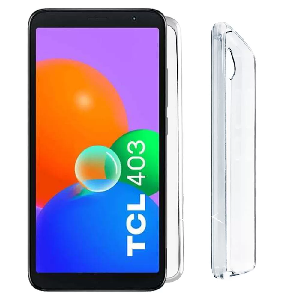 VOLTE-TEL SLIMCOLOR AIR TPU ΘΗΚΗ TCL 403 T431 6.0in CAMERA GUARD ΔΙΑΦΑΝΗ