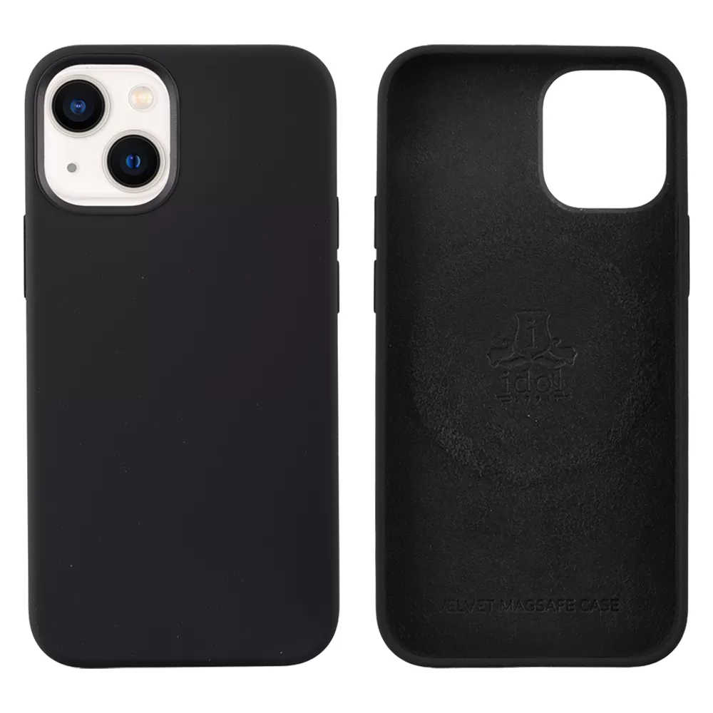 IDOL 1991 ΘΗΚΗ IPHONE 14 PLUS 6.7" VELVET MAGSAFE TPU CAMERA GUARD BLACK