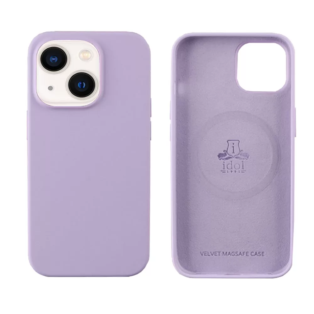 IDOL 1991 ΘΗΚΗ IPHONE 14 PLUS 6.7" VELVET MAGSAFE TPU CAMERA GUARD LILAC