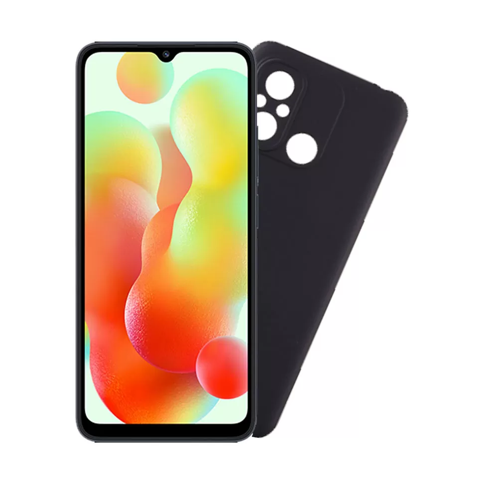 VOLTE-TEL SILICON TPU ΘΗΚΗ XIAOMI REDMI 12C 6.71in  FULL CAMERA PROTECTION BLACK
