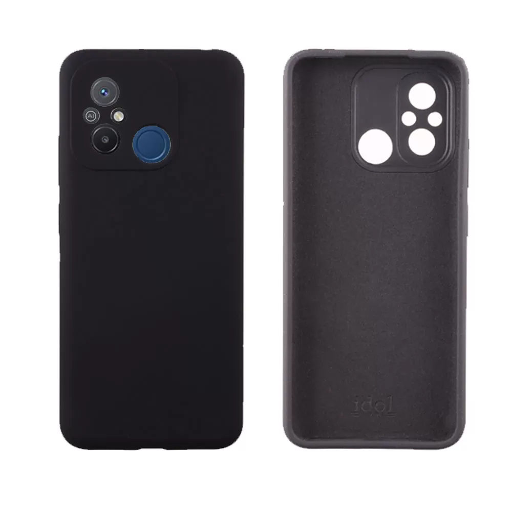 IDOL 1991 VELVET ELITE TPU ΘΗΚΗ XIAOMI REDMI 12C 6.71in  4 SIDE FULL CAMERA PROTECTION BLACK