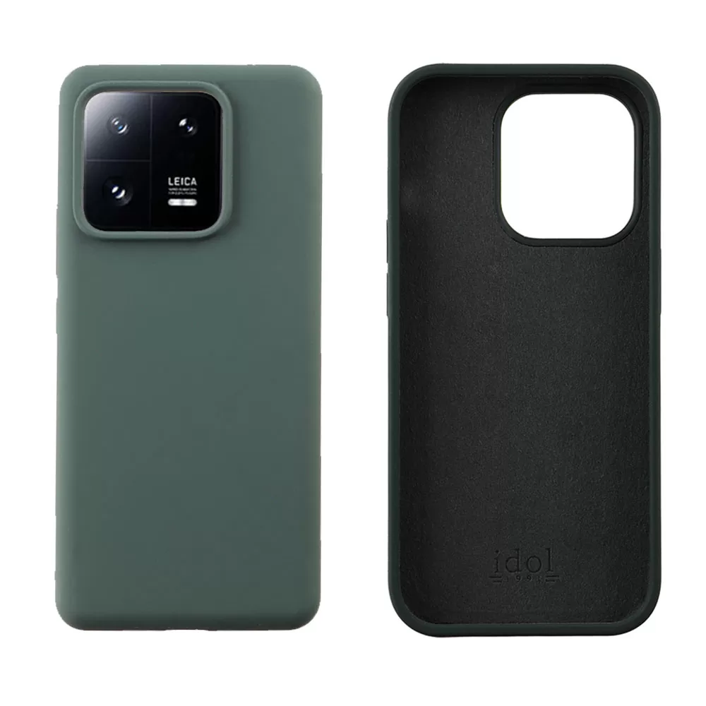 IDOL 1991 VELVET ELITE TPU ΘΗΚΗ XIAOMI 13 PRO 5G 6.73in  4 SIDE CAMERA GUARD DARK GREEN