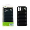 LIME BUMPY PUFFER ΘΗΚΗ IPHONE 12 PRO MAX 6.7in  TPU FULL CAMERA PROTECTION BLACK