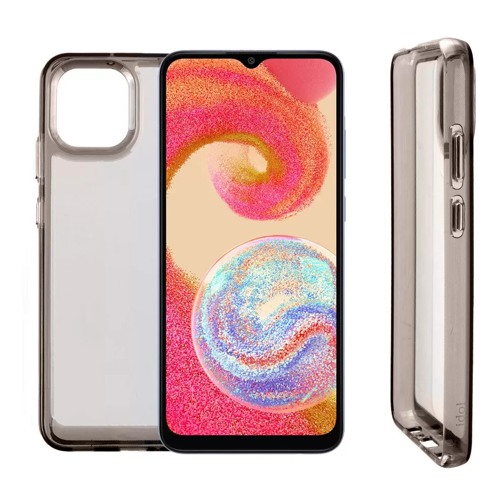 IDOL 1991 CRISTALYTE TPU ΘΗΚΗ SAMSUNG A04e A042 6.5in CAMERA GUARD ΔΙΑΦΑΝΗ ΓΚΡΙ