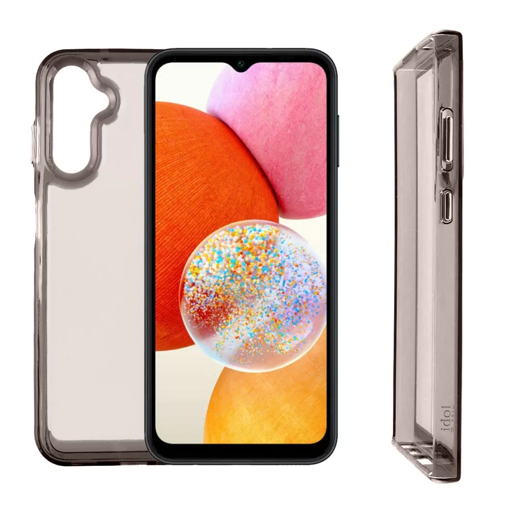 IDOL 1991 CRISTALYTE TPU ΘΗΚΗ SAMSUNG A14 4G A145/A14 5G A146 6.6in CAMERA GUARD ΔΙΑΦΑΝΗ ΓΚΡΙ