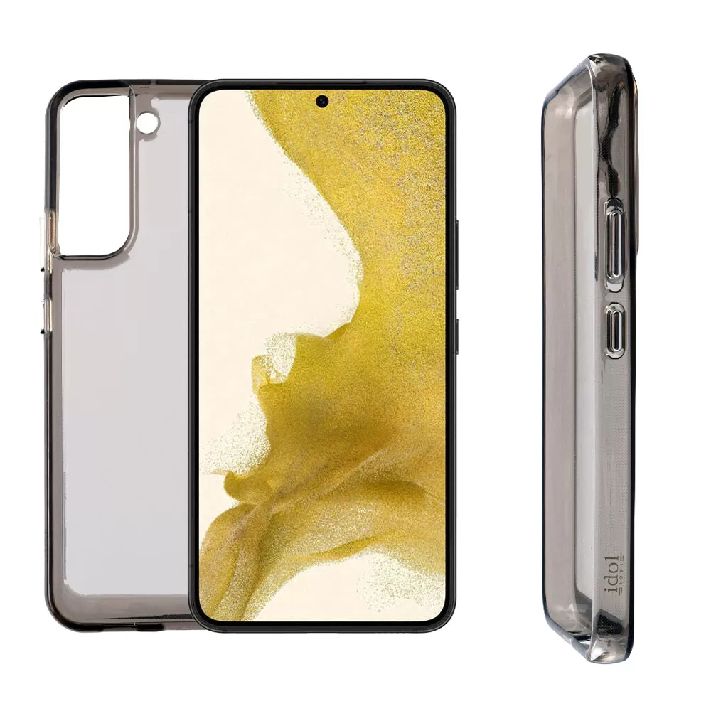 IDOL 1991 CRISTALYTE TPU ΘΗΚΗ SAMSUNG S22 5G S901 6.1in CAMERA GUARD ΔΙΑΦΑΝΗ ΓΚΡΙ