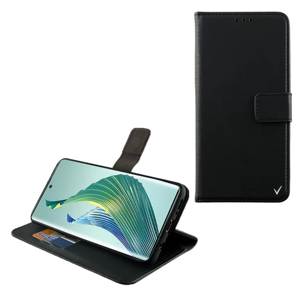 VOLTE-TEL ALLURE ΘΗΚΗ HONOR MAGIC 5 LITE 5G 6.67in  MAGNET BOOK STAND CLIP BLACK
