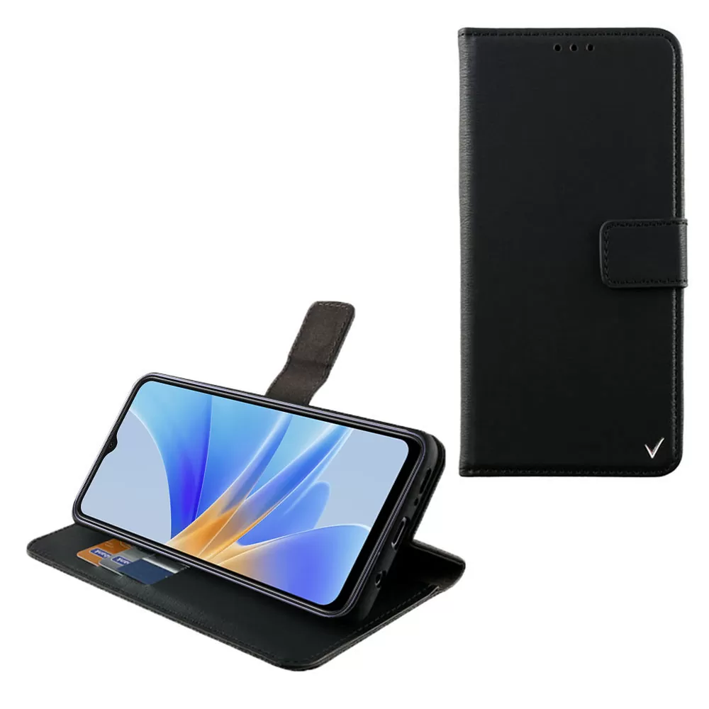 VOLTE-TEL ALLURE ΘΗΚΗ OPPO A17 6.56in  MAGNET BOOK STAND CLIP BLACK