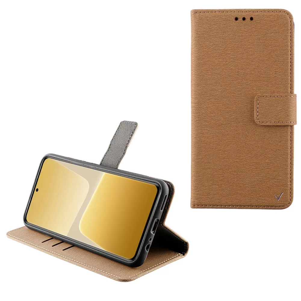 VOLTE-TEL ALLURE ΘΗΚΗ XIAOMI 13 PRO 5G 6.73in  MAGNET BOOK STAND CLIP GOLD