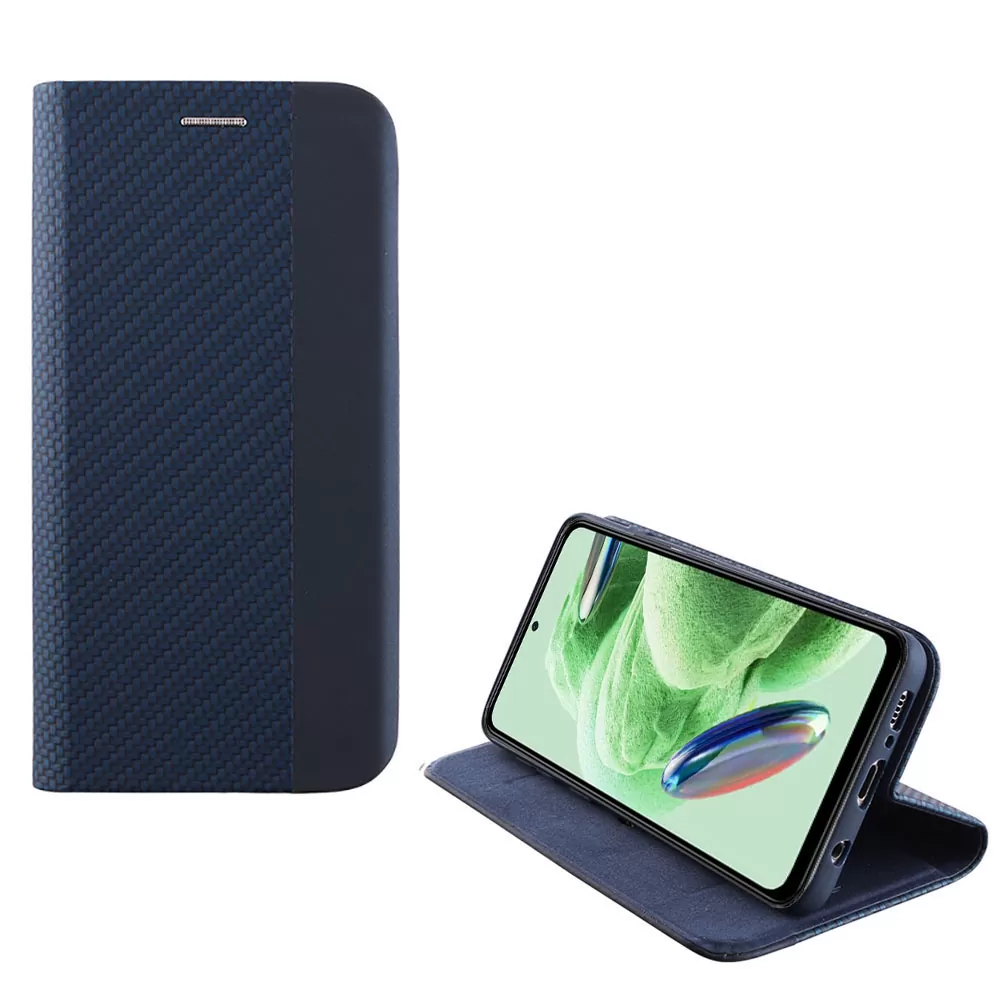 IDOL 1991 ELITE ΘΗΚΗ XIAOMI REDMI NOTE 12 5G 6.67in  ANTI-RFID BOOK STAND BLUE