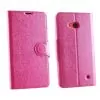 VOLTE-TEL ΘΗΚΗ MICROSOFT LUMIA 640 LINE LEATHER-TPU BOOK STAND PINK