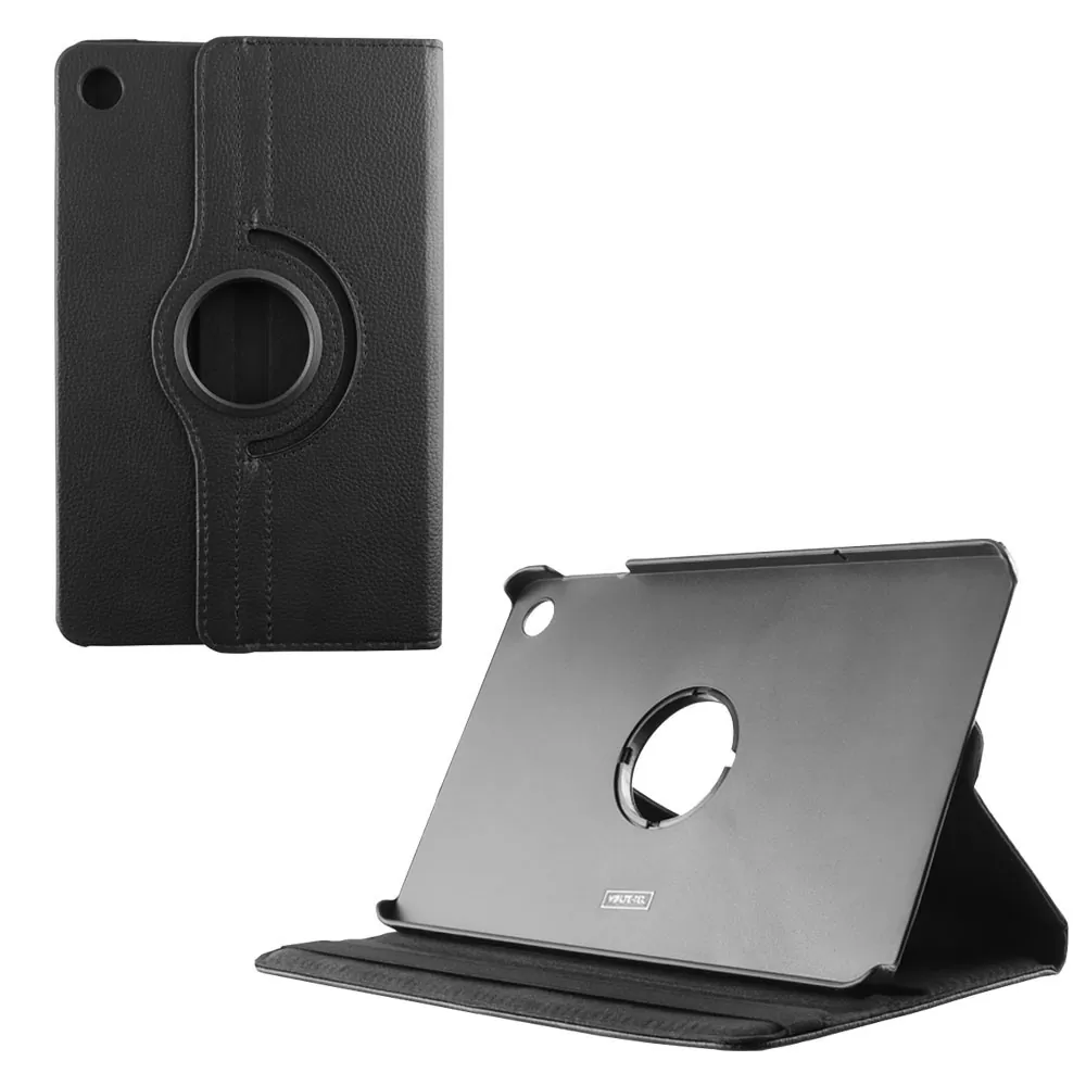 VOLTE-TEL LEATHER BOOK ROTATING STAND ΘΗΚΗ OPPO PAD AIR 10.4in BLACK