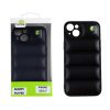 LIME BUMPY PUFFER ΘΗΚΗ IPHONE 15 6.1in  TPU FULL CAMERA PROTECTION BLACK