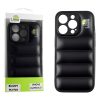 LIME BUMPY PUFFER ΘΗΚΗ IPHONE 15 PRO 6.1in  TPU FULL CAMERA PROTECTION BLACK