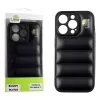 LIME BUMPY PUFFER ΘΗΚΗ IPHONE 15 PRO MAX 6.7in  TPU FULL CAMERA PROTECTION BLACK