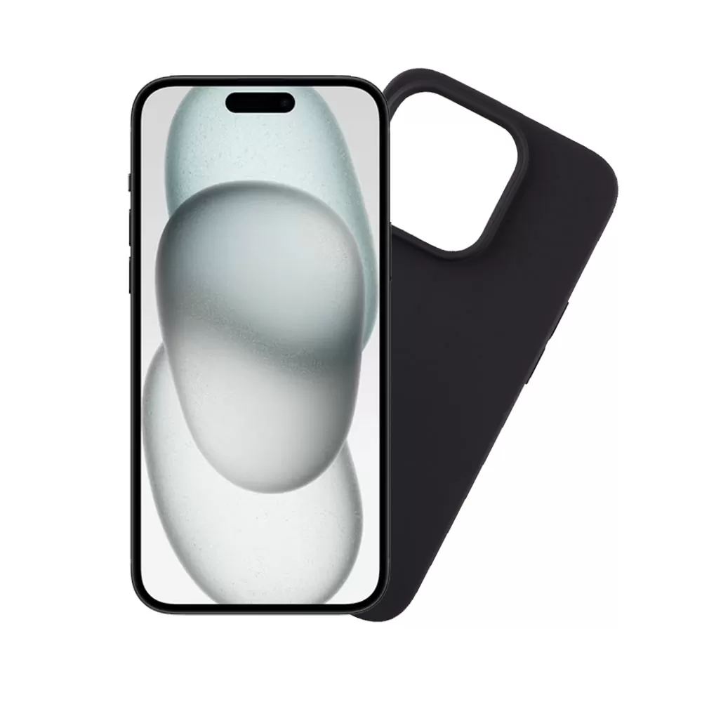 VOLTE-TEL SILICON TPU ΘΗΚΗ IPHONE 15 PLUS 6.7in  CAMERA GUARD BLACK