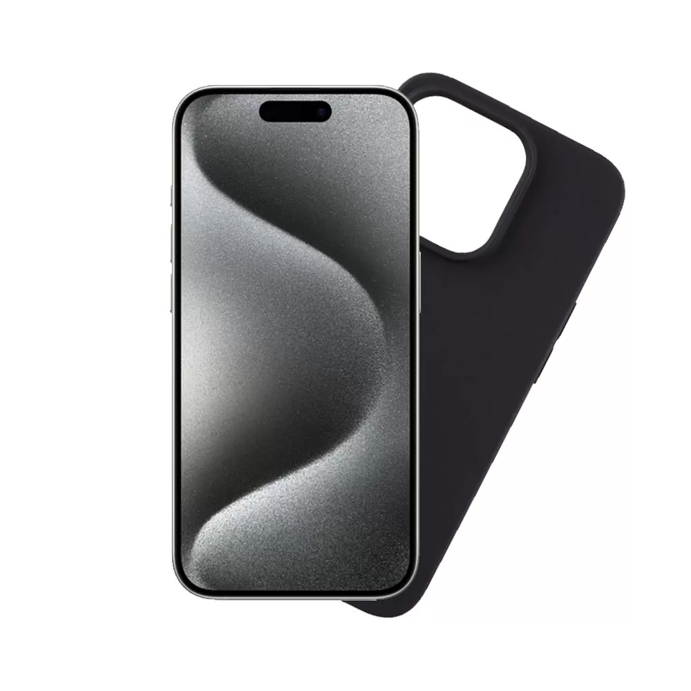 VOLTE-TEL SILICON TPU ΘΗΚΗ IPHONE 15 PRO MAX 6.7in  CAMERA GUARD BLACK